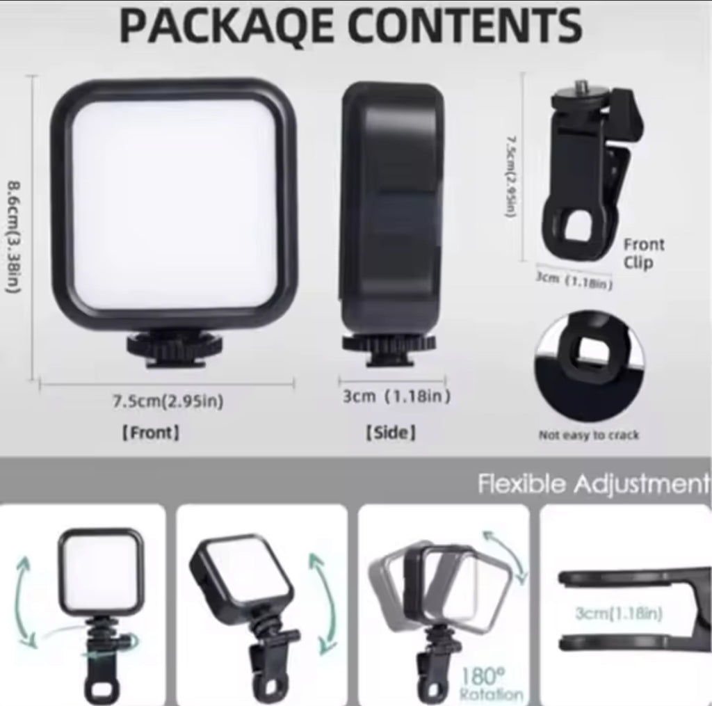 Compact clip-on light-Black